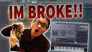 IM BROKE! Making A Beat In FL Studio Using ONLY SYTRUS PRESETS!