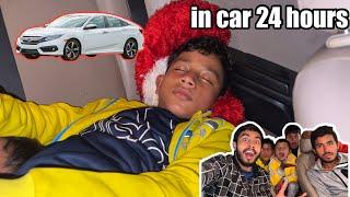 Living 24 hours in my new car  Challenge