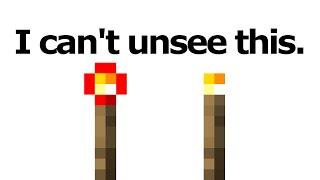 Redstone Torches are NOT RED.