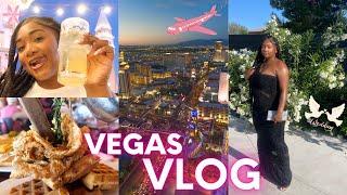 TRAVEL VLOG  Vegas baby: exploring the strip, best places to eat & fun activities!