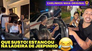 DEU ATÉ POLICIA | CARLINHOS MAIA DE JEEPINHO COM SIMONE MENDES NO CONDOMÍNIO  | CARLINHOS MAIA 