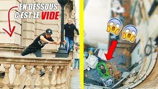 IL CHUTE DE DEUX ÉTAGES !!  Parkour Fail