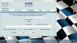 VCDS  (Vag-Com) - Skoda Octavia - 17 Instruments - Long Coding Menu