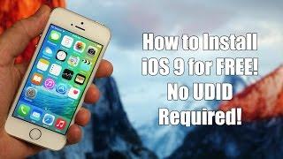 How to Install iOS 9 For Free with No UDID Registration!