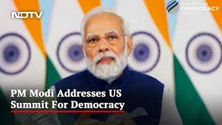 India's Guiding Philosophy Is Sabka Saath, Sabka Vikas: PM At Democracy Summit