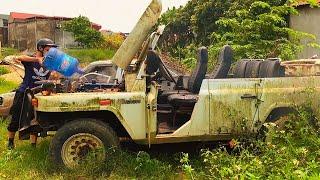 Restoration Of Ancient Cars UAZ 469 // Starting BEIJING After 34 Years + Little Test Drive