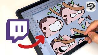  Como hacer EMOTES CON ANIMACION para Twitch! • Clip Studio Paint!