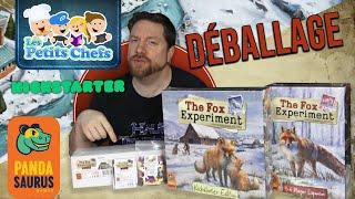 Jeu The Fox Experiment Déballage (unboxing) | Les Petits Chefs