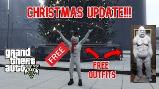 GTA Yeti and Snowman Outfit Tutorial!! (Christmas Update)