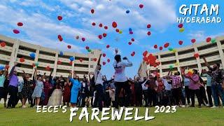 EECE’s Farewell party | SAYONARA | Goodbyes are hard  | GITAM HYD