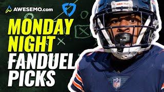 FanDuel NFL Monday Night Football Week 9 Single-Game Picks & Lineups | Steelers Bears Tonight