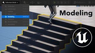 Unreal Engine 5 Beginner Tutorial Part 3: Modelling Tools Basics