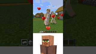 (Baby Iron Golem ) Minecraft Villager Ei Ei Ei Meme #minecraft #memes #funny #fyp