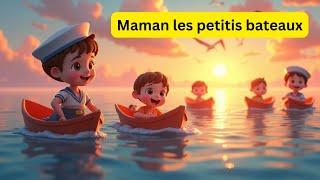 Maman les petitis bateaux | comptines chanson pour les enfants #christmas #french #comptines #melon