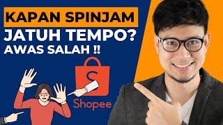 Awas Keliru, Kapan Tanggal Jatuh Tempo Pembayaran SPinjam? Jatuh Tempo SPinjam Terbaru !