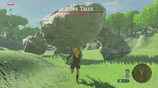 TLOZ: Breath Of The Wild - Stone Talus Boss Fight [Great Plateau]