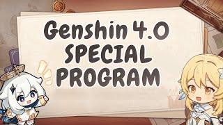 Genshin Impact Version 4 0 Special Program just got Announced!!