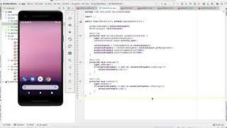 How to implement gradient background transition in Android Studio