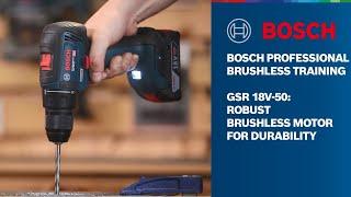 Bosch Training: Brushless GSR 18V-50 Professional Drill/driver