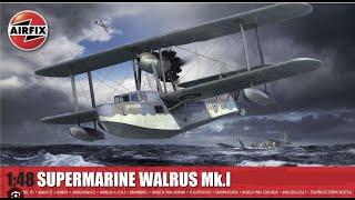 Airfix 1/48 Supermarine Walrus Mk.1 kit review.