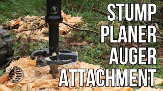 Stump Planer Auger Attachment - Skid Steer/Excavator - The Attachment Company