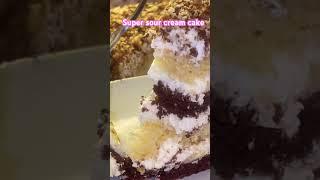 Super sour cream cake| Magnifique gâteau à la crème fraîche| Сметанник #recipe #recipes #cake #торт