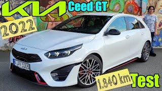 1.840 km Test - Kia Ceed GT DCT7 (204 PS) MJ 2022 - Facelift Test Bericht Infos Daten Verbrauch POV