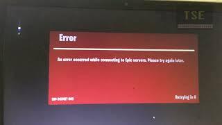 How to fix An error occurred while connecting to Epic servers | ESP-BUIMET-003