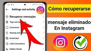 ¡Cómo recuperar chats eliminados en la recuperación de datos de Instagram!