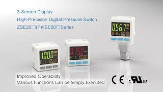 ISE20/ZSE20 F High-Precision Digital Pressure Switch