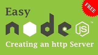 Easy Node.js Tutorial - Creating an http Server
