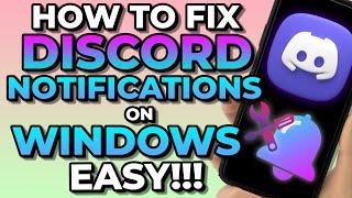 How To Fix Discord Notifications Not Showing Up On Windows 10 EASY (2023)