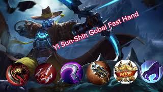 MYANMAR NO.1 YI SUN-SHIN GAME PLAY WITH FAST HAND. MVP GOBAL PLAYER YI SUN-SHIN