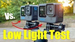 GoPro Hero 11 Vs. Hero 10 ULTRA LOW LIGHT TEST!! Which Do You Think Is Better??