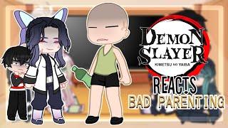 Hashiras React to Bad Parenting || Demon Slayer || Gacha Club