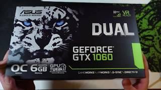 ASMR Unboxing - Asus Dual-GTX1060 O3G Nvidia GeForce (Silent)