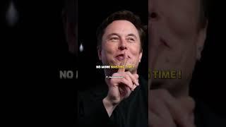 Stop Wasting Time! | Elon Musk's Advice  #motivation #billionaire #sigmarule #elonmusk #shorts