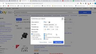 How to change the local currency to USD in your ebay search results (why can't change currency )