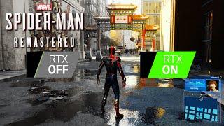 Spider-Man Remastered ►RTX OFF vs RTX ON Max Settings Ray Tracing Comparison RTX 3080 Ti PC Gameplay