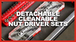  ARES Tool  Detachable Cleanable Nut Driver Sets - Metric or SAE OVERVIEW: ARES 27086 & 27087