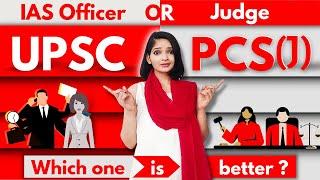 IAS vs Judge | UPSC Civil Services Exam Or PCS(J) Exam | UPSC vs Judiciary | Career in Law