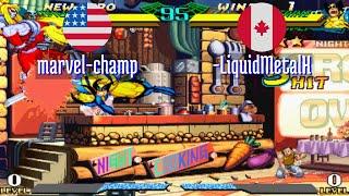 FT5 @mshvsf: marvel-champ (US) vs -LiquidMetalX (CA) [Marvel vs Street Fighter Fightcade] Dec 28