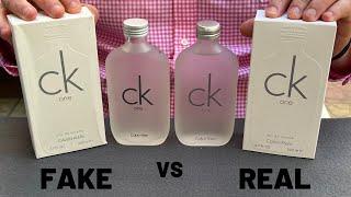 Fake vs Real Calvin Klein CK One Unisex Perfume 200 ml