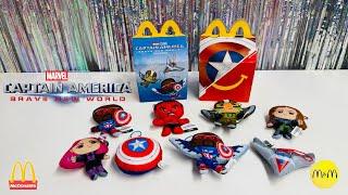 Captain America ️Brave New World Happy Meal Collection from McDonald’s! Full set!️