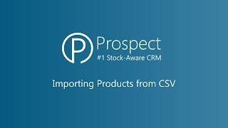 Importing Products from CSV