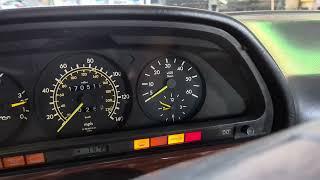 1987 Mercedes 300SDL Cold Start (waiting several seconds after glow plug indicator)