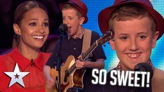 12-year-old writes CUTE LOVE SONG for his SECRET CRUSH! | Audition | BGT Series 9