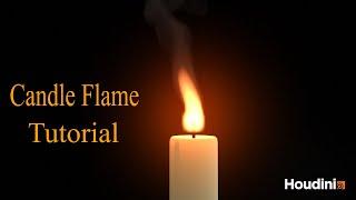Houdini 19 tutorial: Candle flame