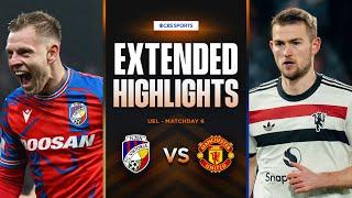 Viktoria Plzeň vs. Man. United: Extended Highlights | UEL League Phase MD 6 | CBS Sports Golazo