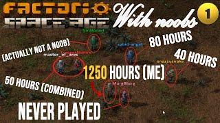 How hard is it to play Factorio SPACE AGE with NOOBS? (#1)